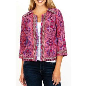 Kut from the Kloth Gwyneth Colorful Tapestry Jacket Blazer NWT